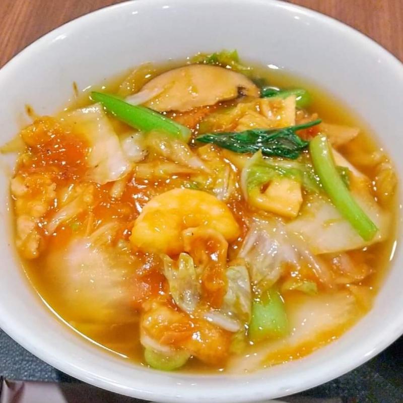 五目あんかけつゆそば(南国酒家 横浜ららぽーと店)