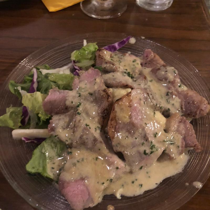 三元豚グリルのゆずこしょうクリームソース(QWAN)