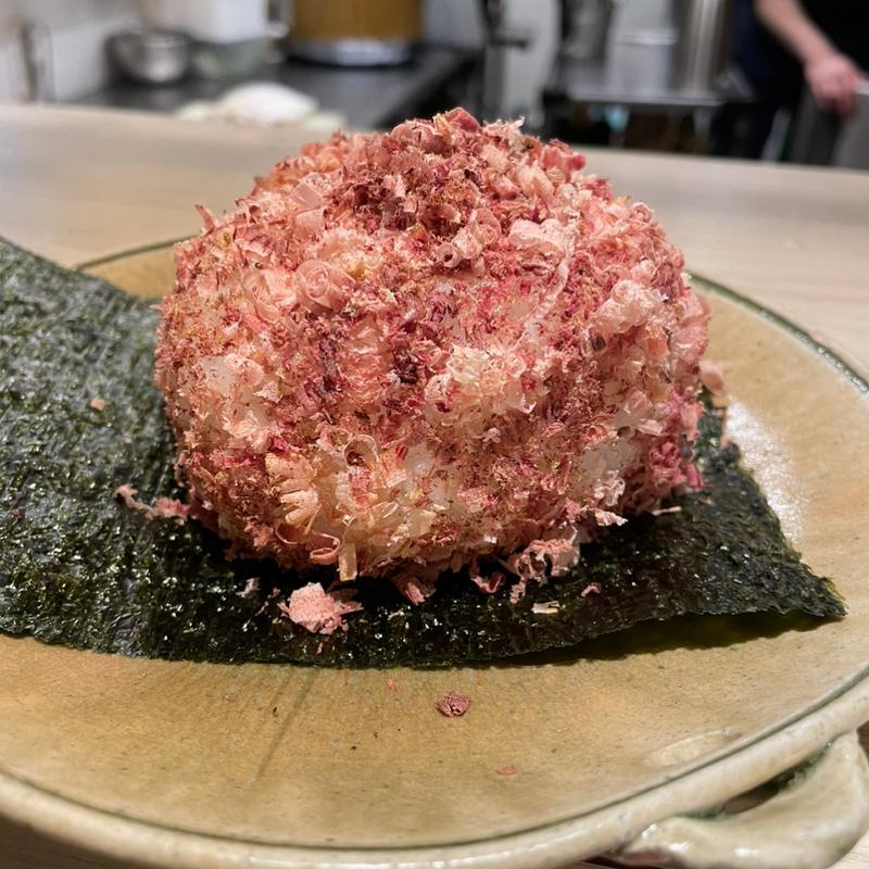 おにぎり　かつお節(呑喰屋 おもて)