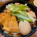 冷たい肉そば大盛(肉蕎麦むね 足立保塚店)