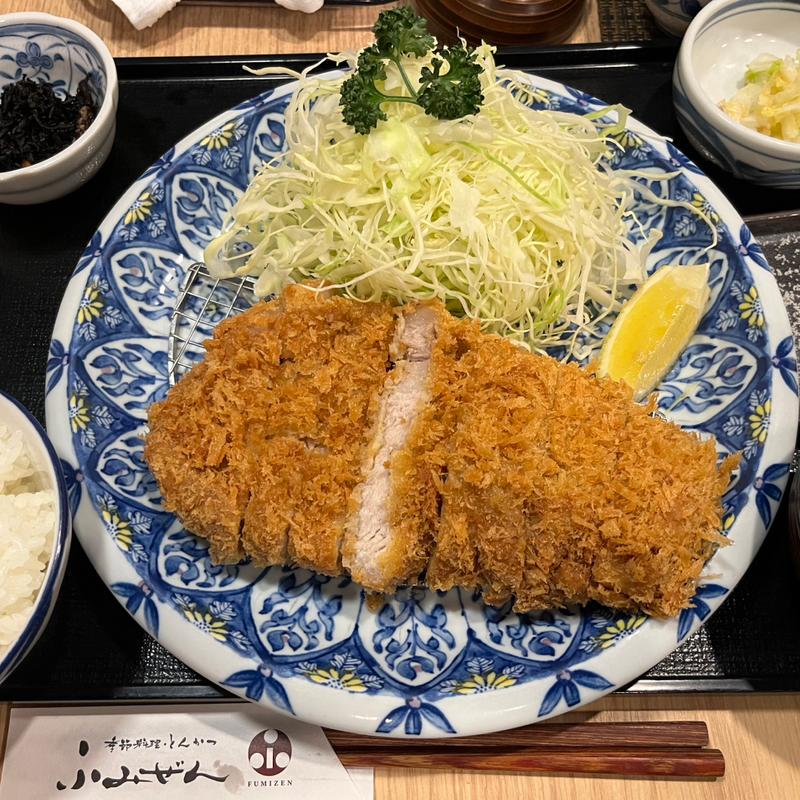 特ロイヤルポークカツ膳(ふみぜん)