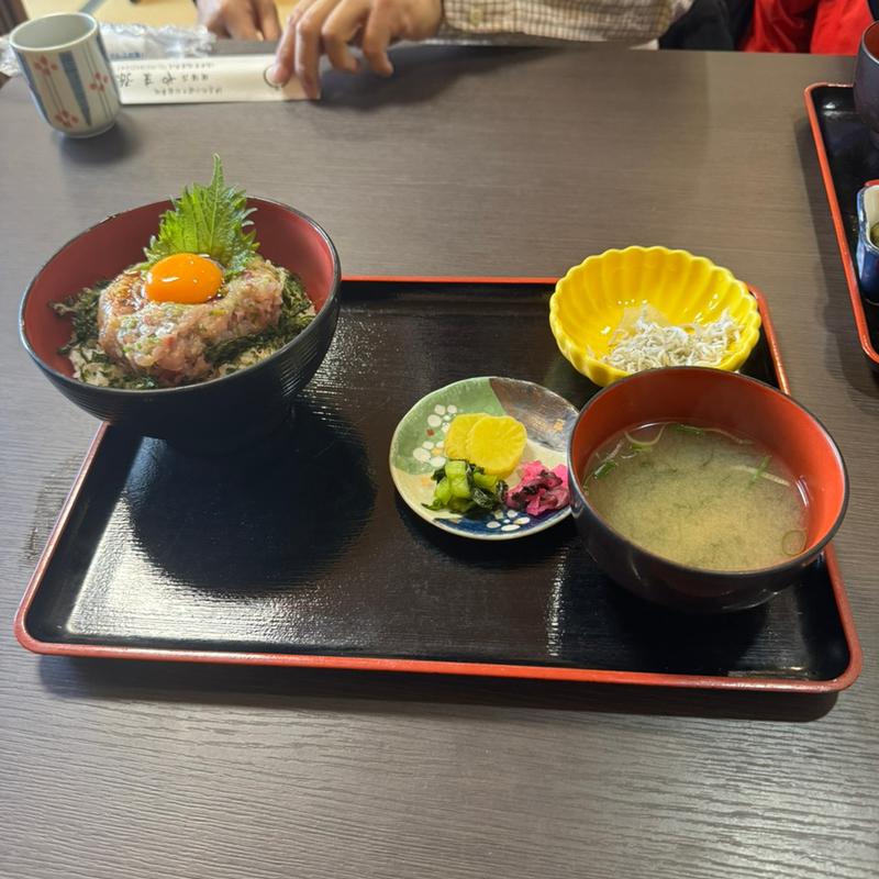 【郷土料理】 古里料理 なめろう丼(やま弥 （やまや）)