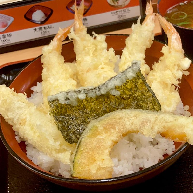 えびづくし天丼(えび頼み あべちか店)