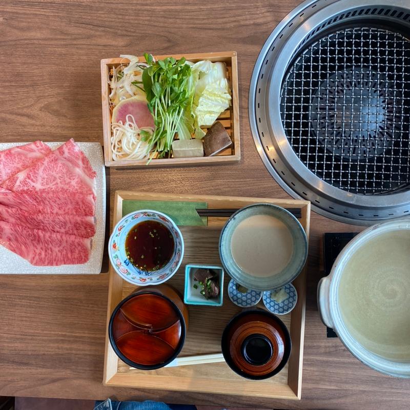 近江牛しゃぶしゃぶランチ(柳橋焼にく わにく)