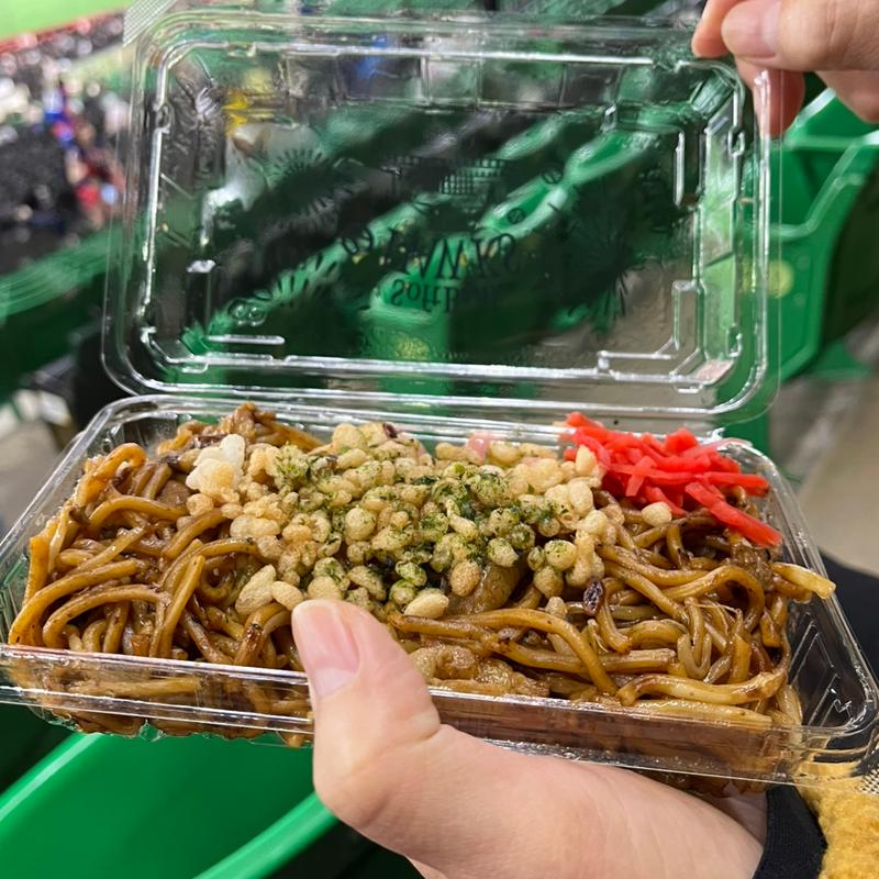 鉄板ソース焼きそば(鉄板酒場鐵一 福岡PayPayドーム店)