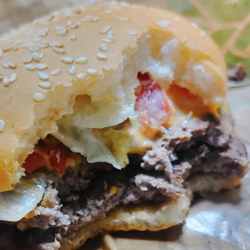 ダブルワッパーチーズバーガー(バーガーキング 赤坂見附店)