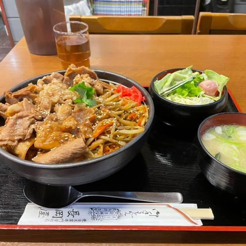 スタミナ丼(そば処 長岡屋)