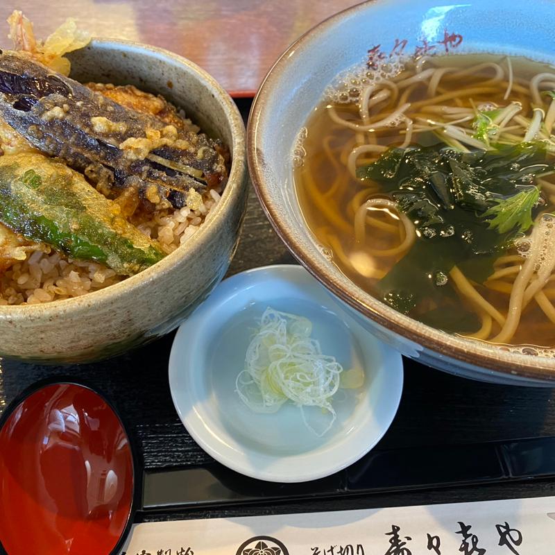 天丼セット(寿々喜や早稲田店)