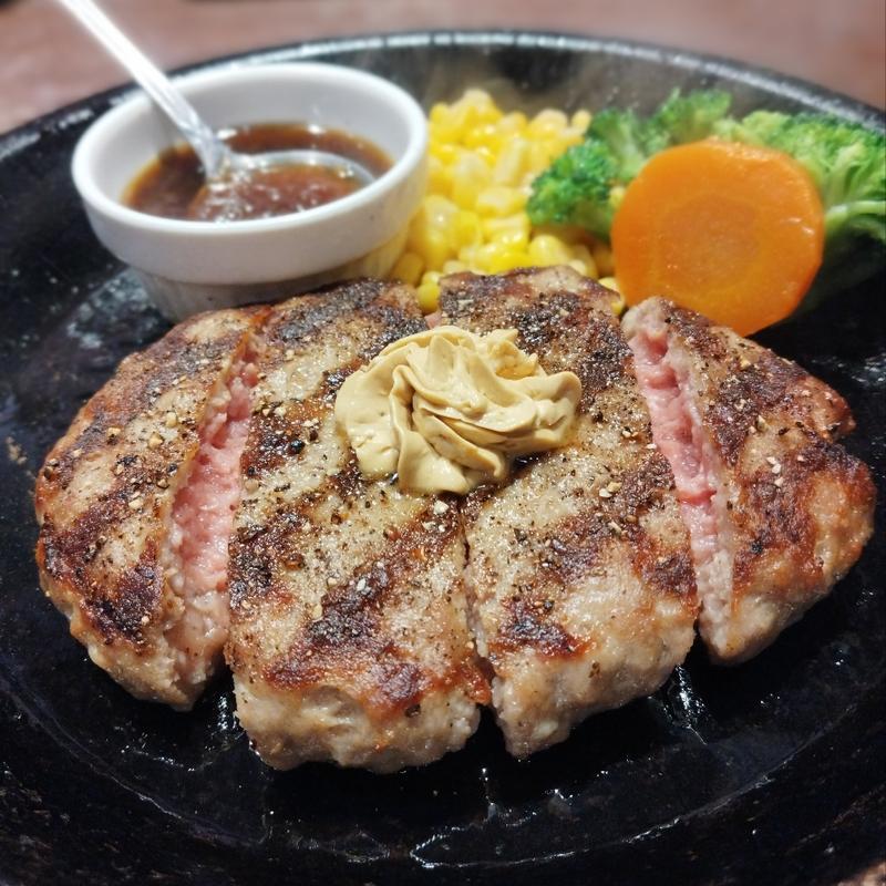 ハンバーグ200グラム(いきなりステーキ 下北沢店)