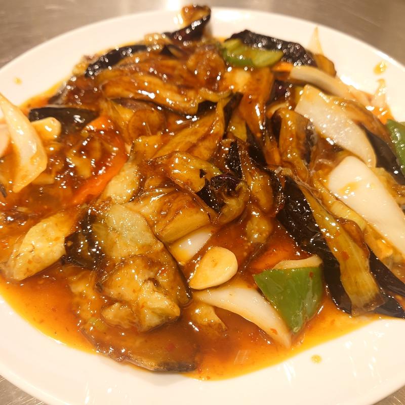 ナスの四川風炒め(聚楽飯店 )