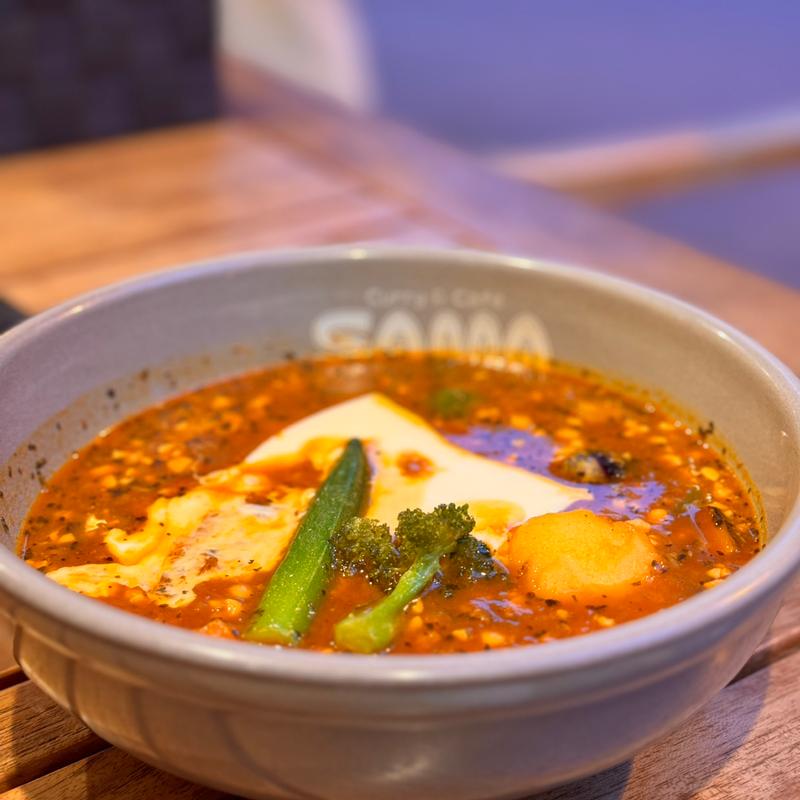 キーマ納豆カリー(Curry&Cafe SAMA 神田)