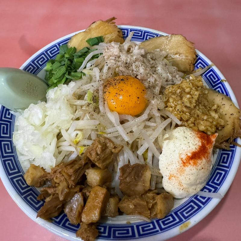 まぜそば(明神 角ふじ)