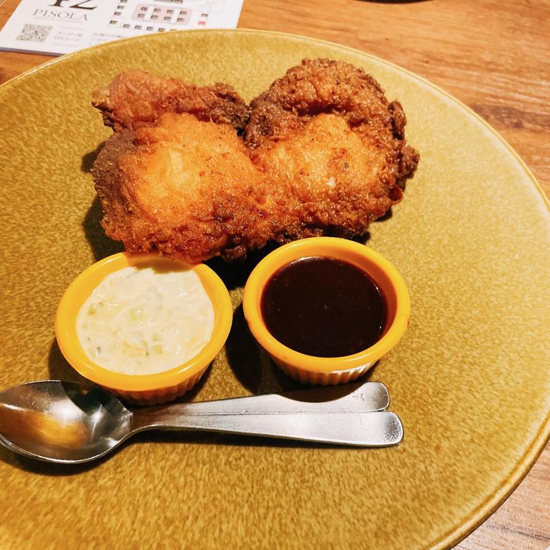ハーブフライドチキン　2種の特製ディップソース添え(PISOLA 茨木真砂店)