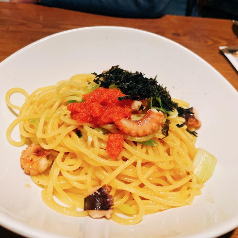 タラコと明太子の和風ソースパスタ(PISOLA 茨木真砂店)