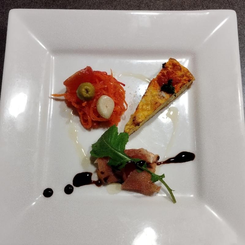 CENA COMPLETO(ディナーコース)　前菜の盛り合わせ(トラットリア た喜ち 高砂店)