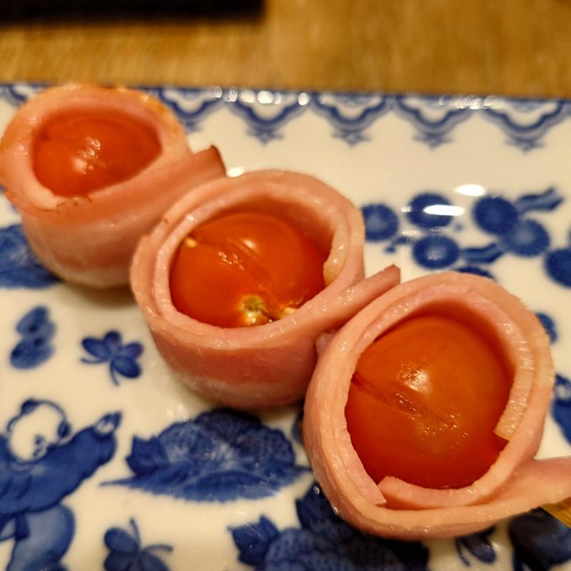 トマトベーコン焼き(青荷山荘 )