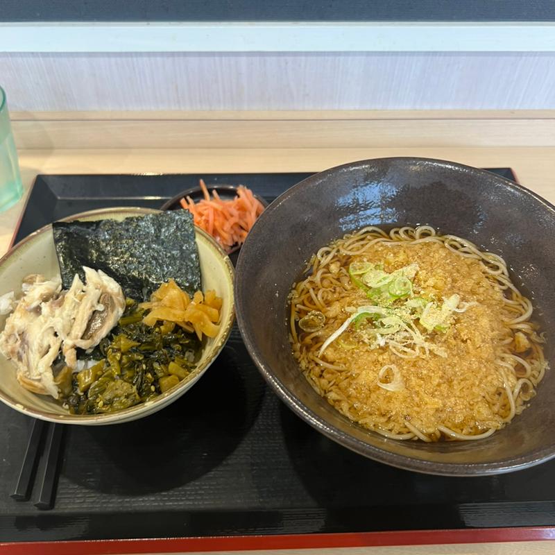 焼鯖ごはん(ゆで太郎 春日部増田新田店)