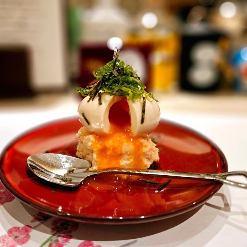 半熟味玉と辛子明太子のポテトサラダ(エリアゼロニーニー)