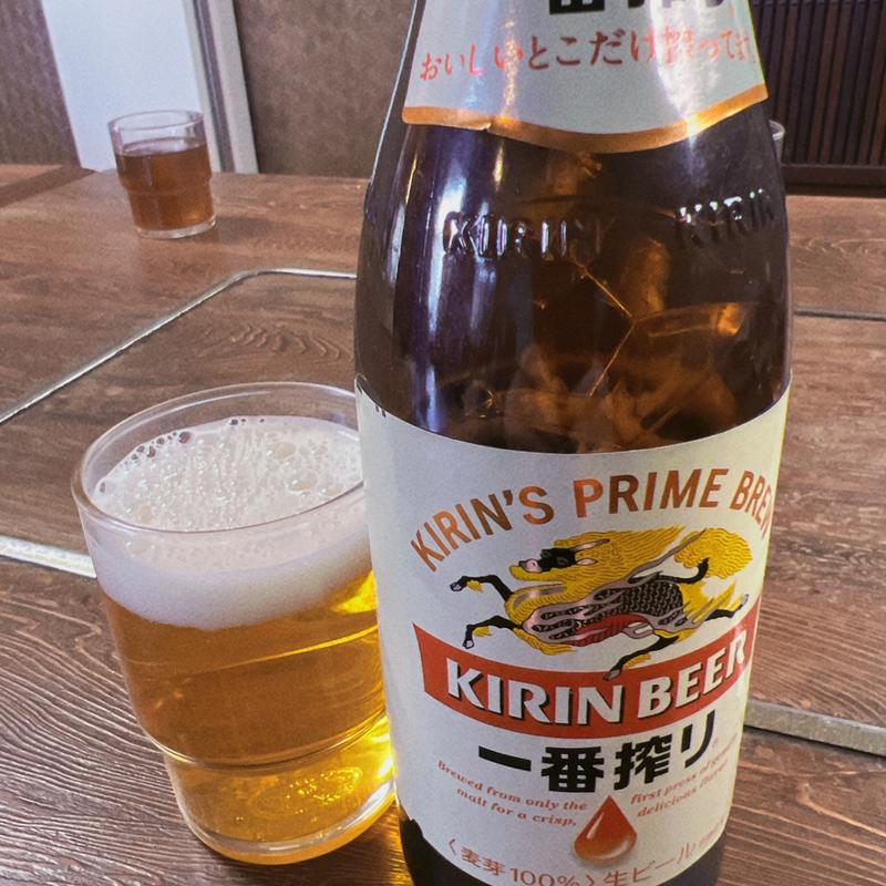 瓶ビール(囲炉裏)