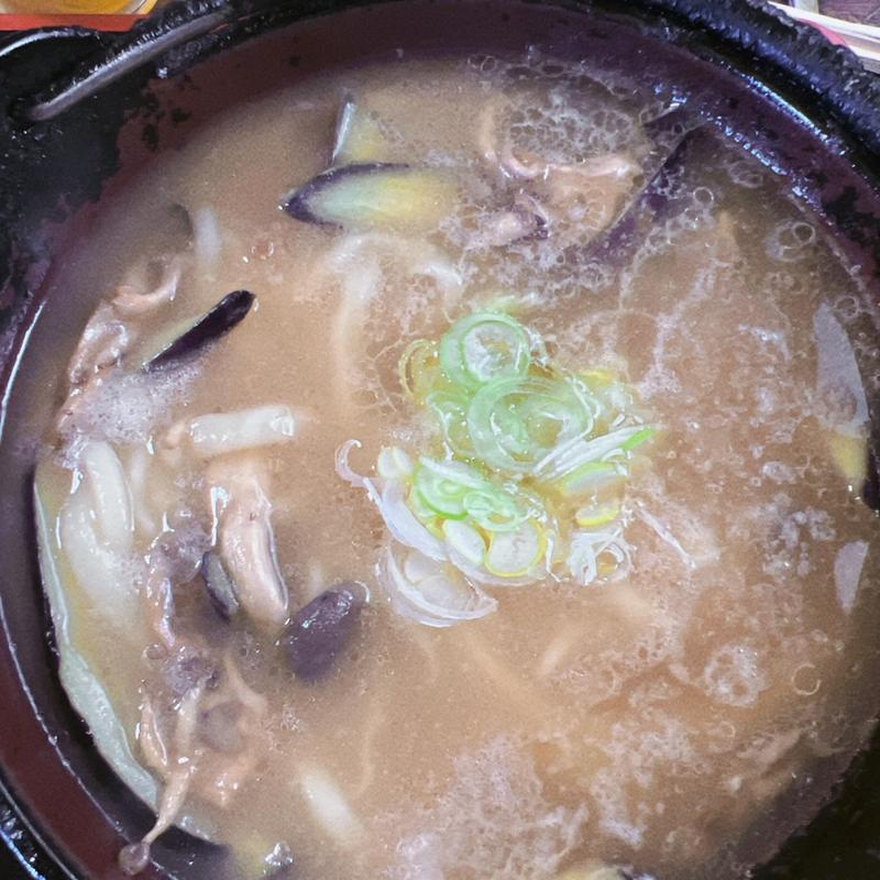 煮ぼうとう(囲炉裏)