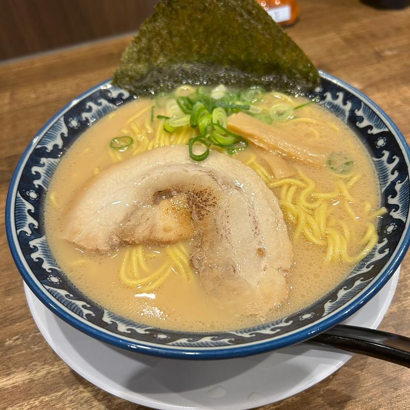 とんこつラーメン(麺家一火 津島店)