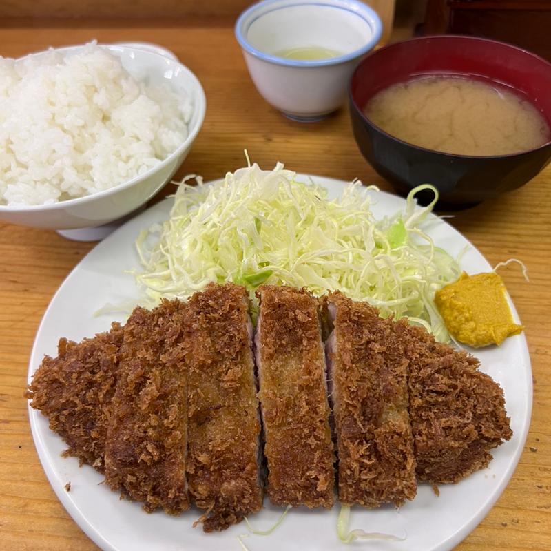 上ロースかつ定食(とんかつ 山さき)