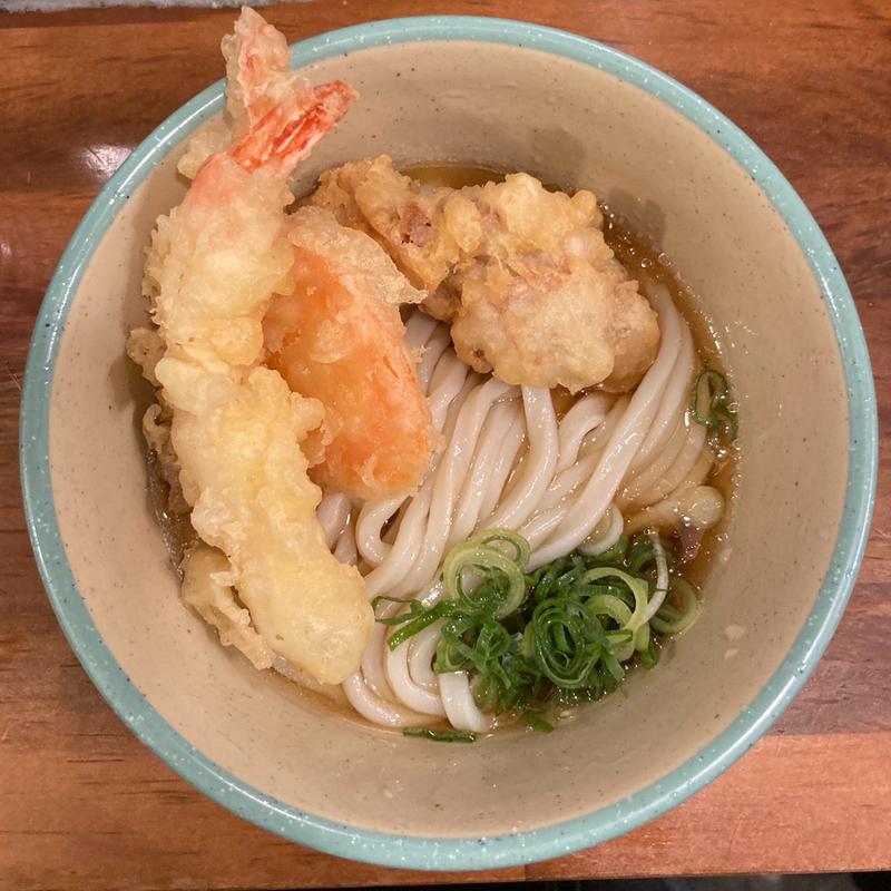 冷並ぶっかけ天ぷら(おにやんま 御茶ノ水店)