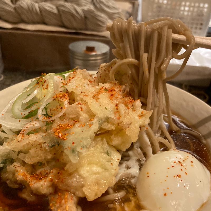 元祖天玉そば 大盛り(かめや 新宿店 )