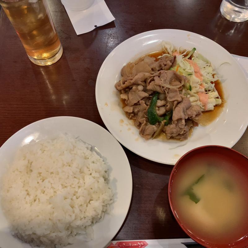 生姜焼き定食(暖母 （ダンボ）)