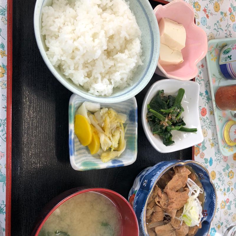 もつ煮定食(浅野食堂)