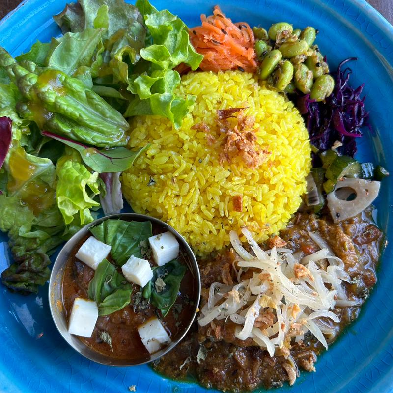 あいがけカレー(グッドラックカリー )