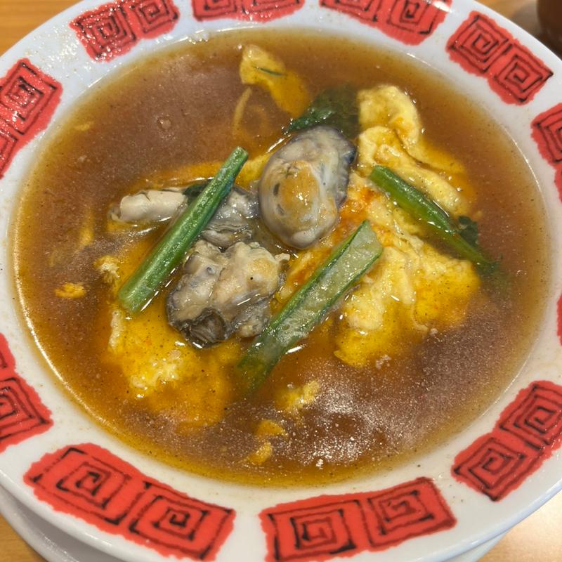 牡蠣玉ラーメン(バーミヤン 旭川大雪通店)