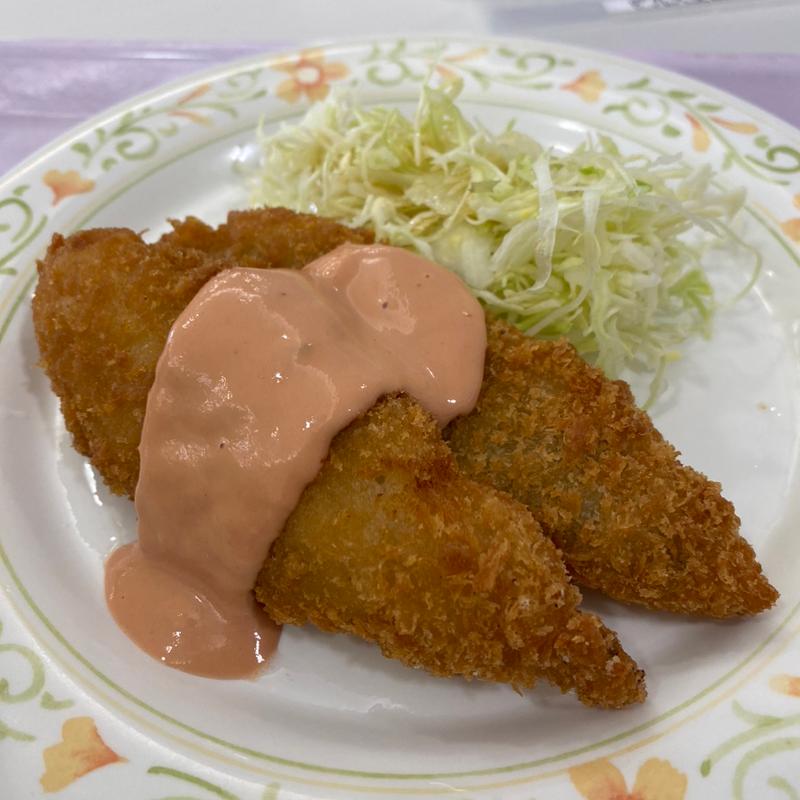 白身魚フライ オーロラソース(ビッグさんど)