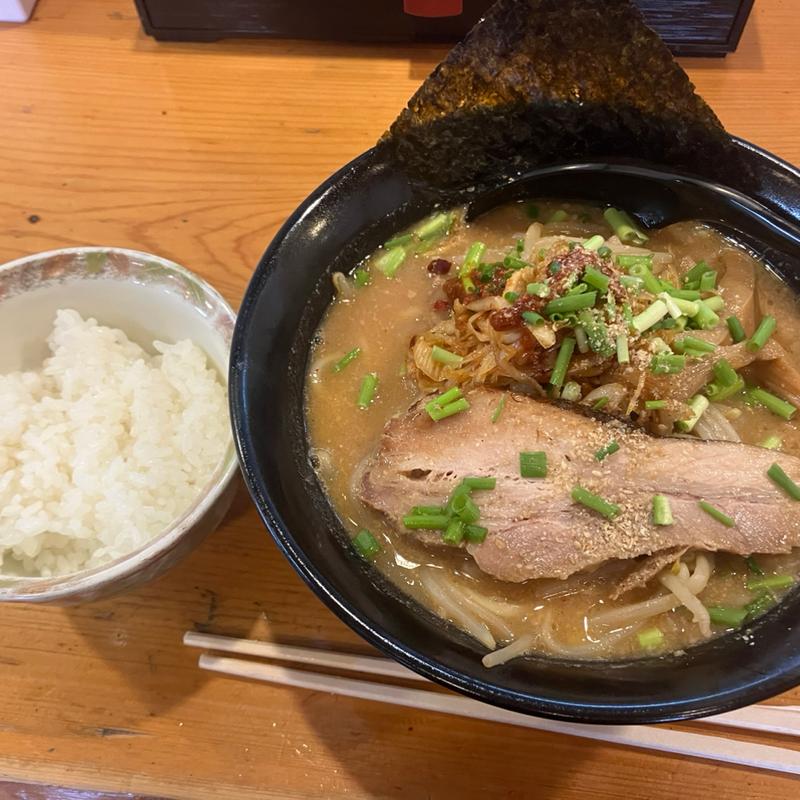 限定カラネギみそラーメン(諭吉 麺童豚多)