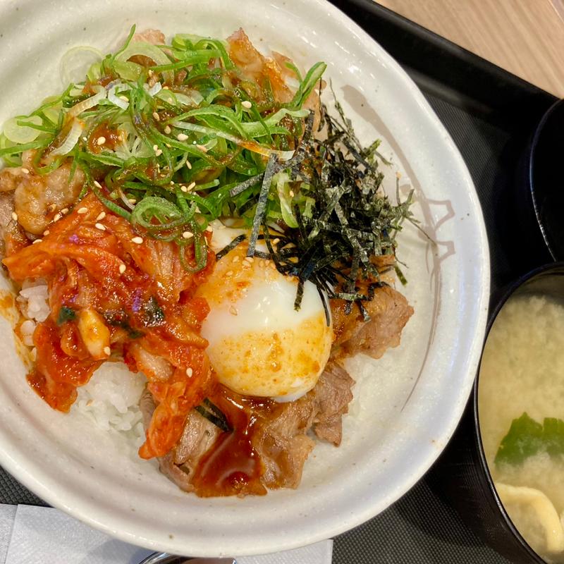 牛焼ビビン丼(松屋 逗子店)