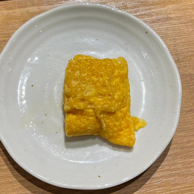 鉄板だし巻き(元祖海老出汁 もんじゃのえびせん 福島店)