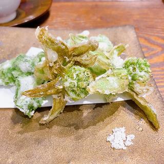 山菜の天ぷら（みやじまぐち定食　山）