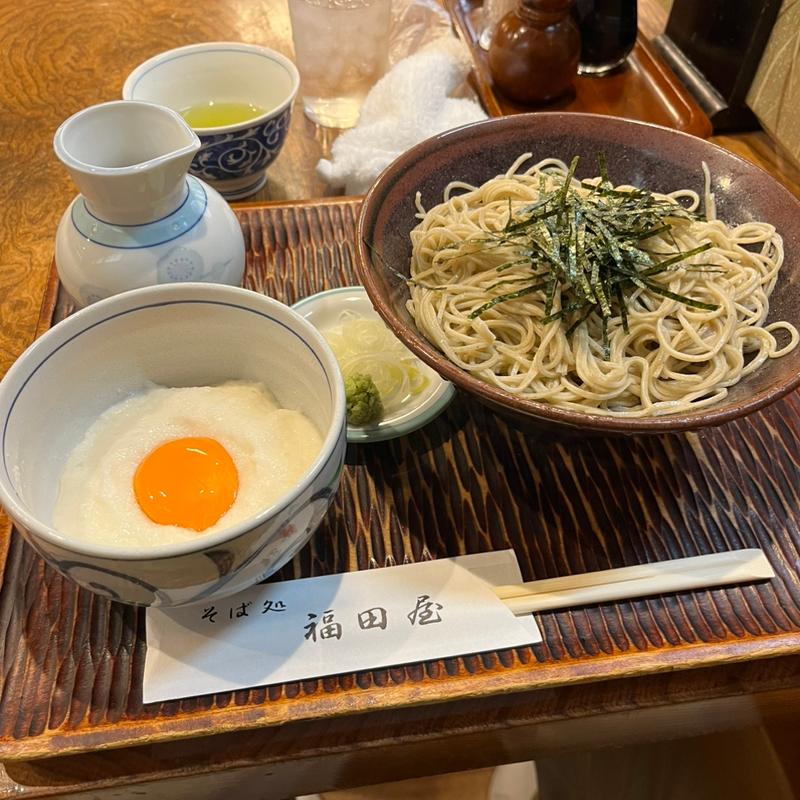 とろろそば(そば処 福田屋(ふくだや))
