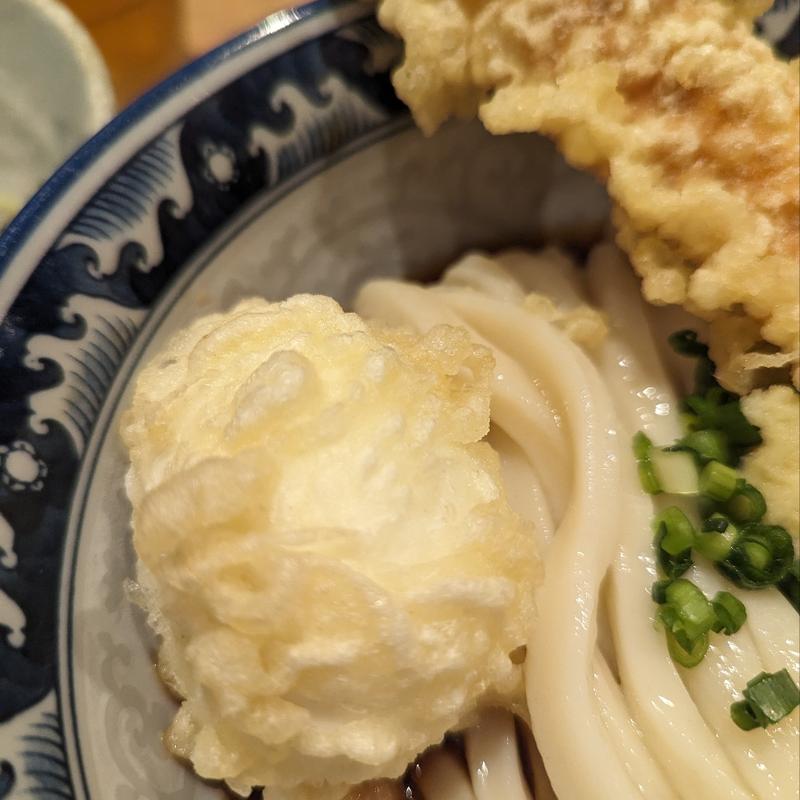 ちく玉天ランチ(難波千日前 釜たけうどん 八重洲北口)