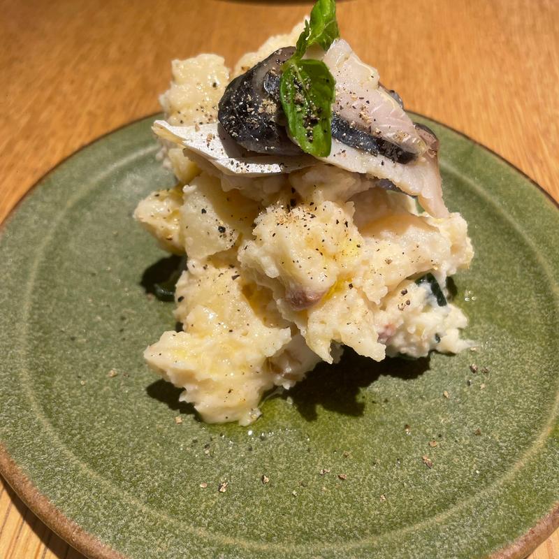 鯖きずしのポテトサラダ(スプリングバレーブルワリー京都)
