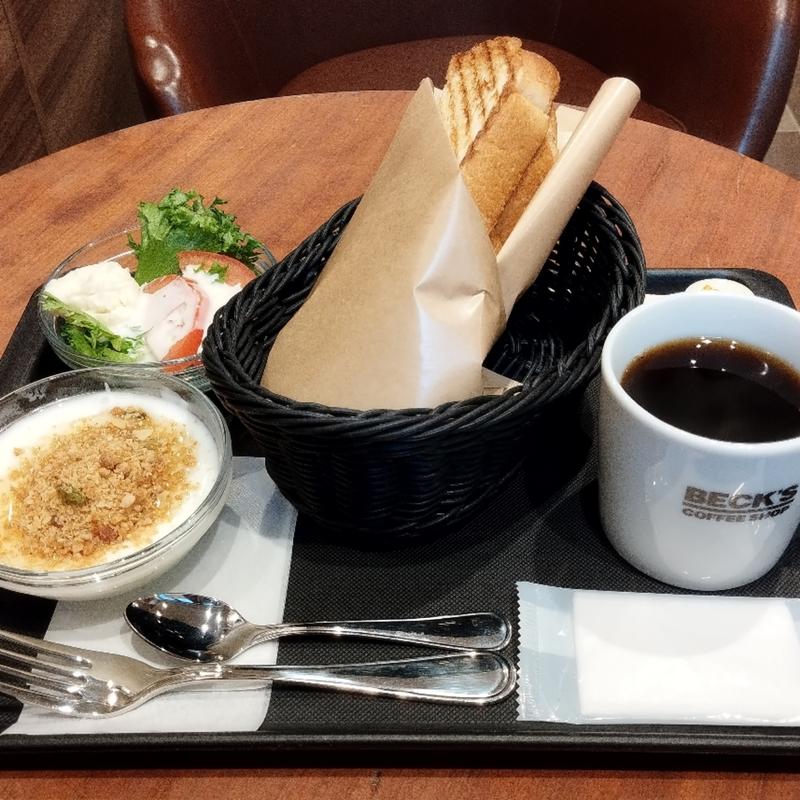 スペシャルセット、アメリカンコーヒー(ベックスコーヒーショップ 亀有店)