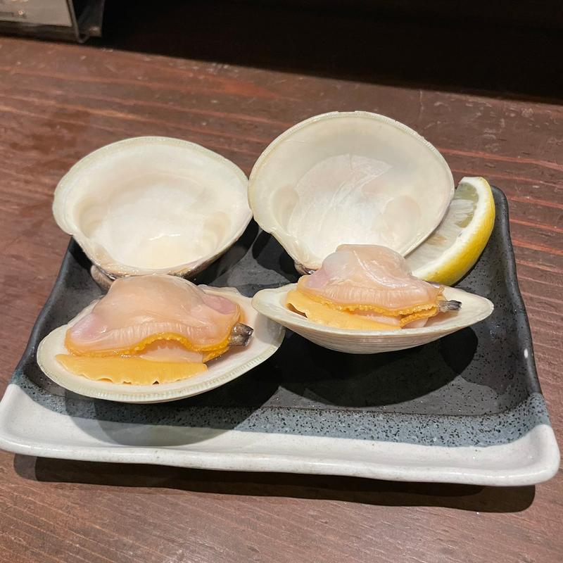 焼き白ハマグリ(2個)(だいやす （かき屋 錦 だいやす）)