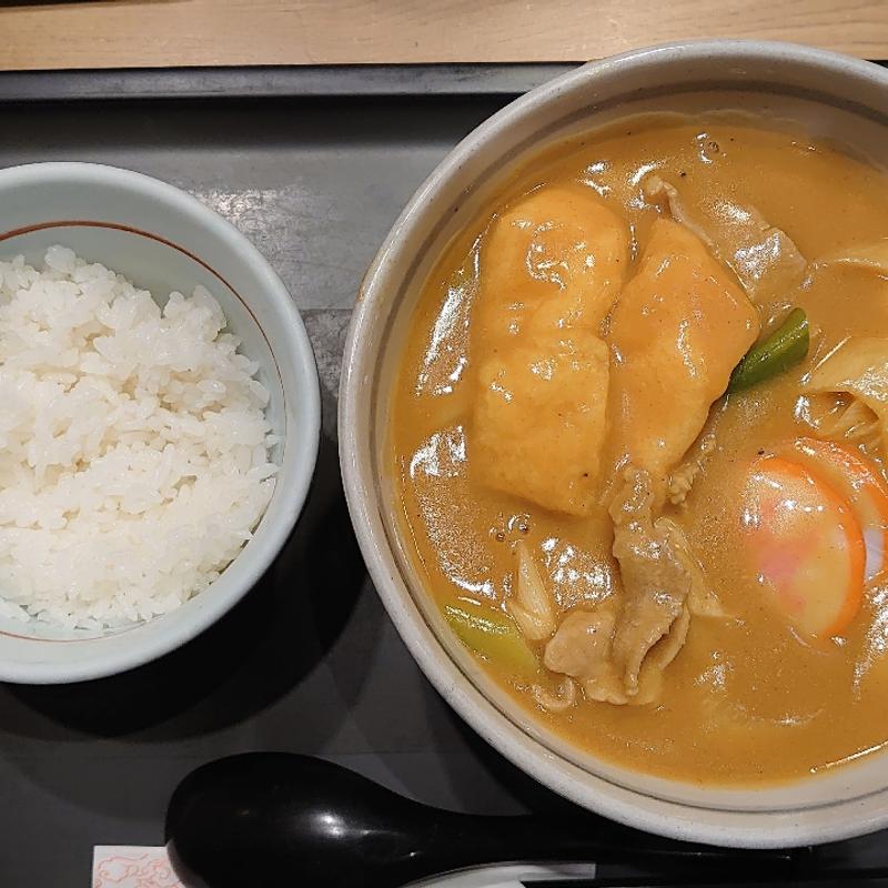 カレーうどん&御飯セット(若鯱家 品川シーサイドフォレスト店)