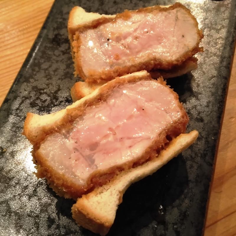 カツサンド(晩酌と晩御飯 ちょうつがひ)