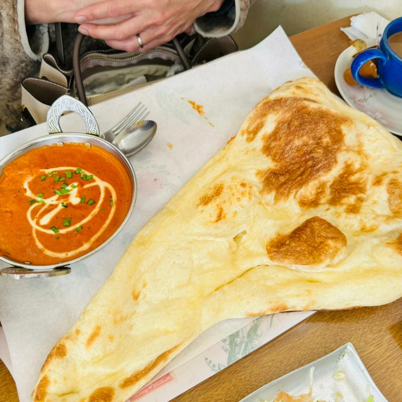 バターチキンカレー＋ナン(ラムじいさんのインドカレー)