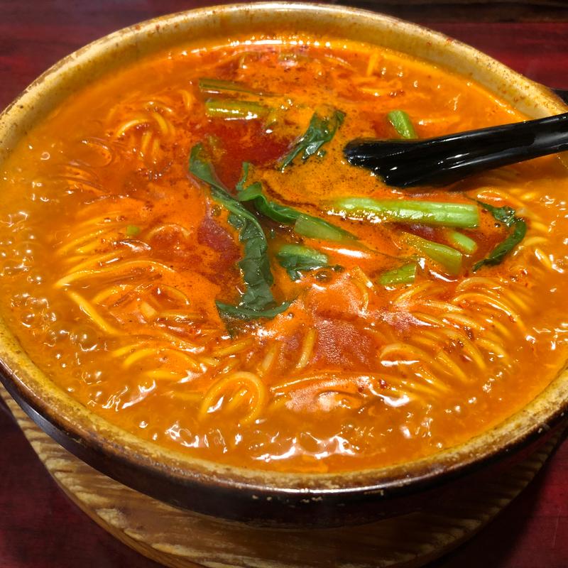 もつラーメン(中国家庭料理 楊 2号店)