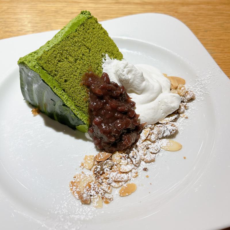 もちふわ宇治抹茶シフォン(むさしの森珈琲　仙台富沢店)