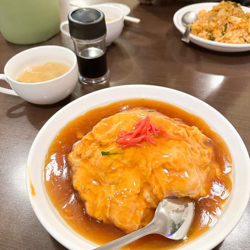 天津飯(飛ちゃん食堂)