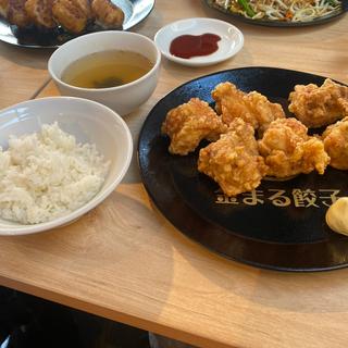 唐揚げ6個 ➕ご飯セット(金まる餃子)
