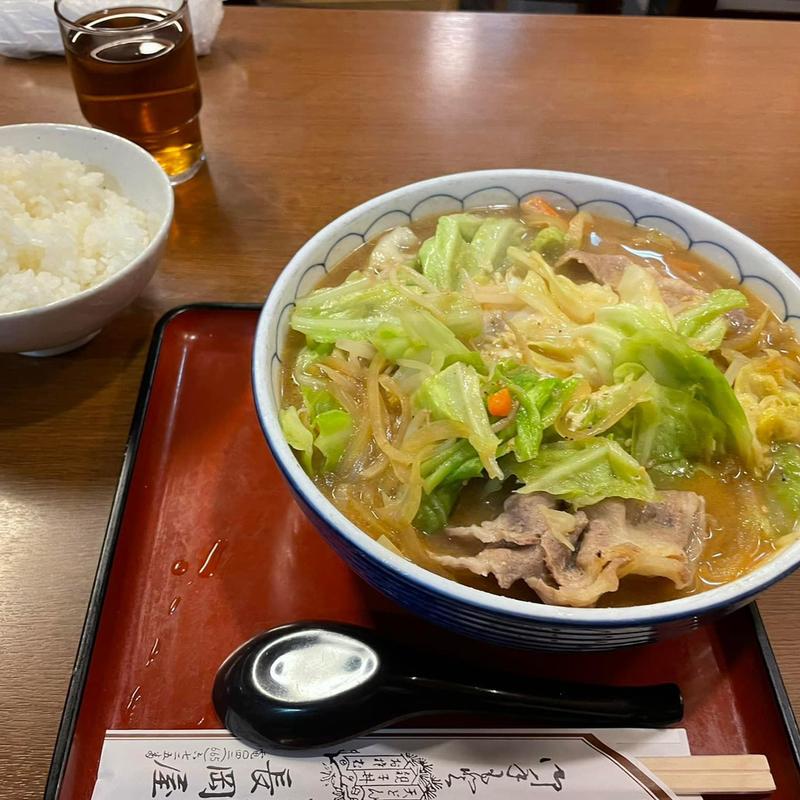 味噌ラーメン(そば処 長岡屋)